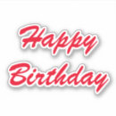 Search for bright colors stickers Happy birthday