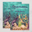 Search for mermaid quinceanera invitations Purple