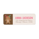 Search for gingerbread man return address labels Festive baking