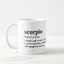 Search for scorpio horoscope mugs Definition