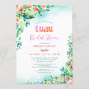Search for hawaiian luau bridal shower invitations Botanical