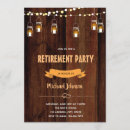 Search for rustic retirement Party