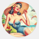 Search for retro tropical stickers Beach