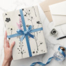 Search for tea party wrapping paper Botanical bloom greenery pattern