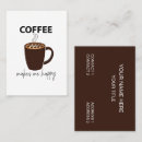 Search for cappuccino business cards Professional