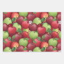 Search for red apple wrapping paper Watercolor