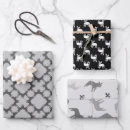 Search for french wrapping paper Black white