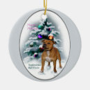 Search for staffordshire bull terrier christmas tree decorations Staffie