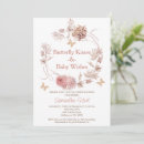 Search for butterfly kisses baby shower invitations Pink