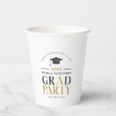 Search for graduation paper cups Gold