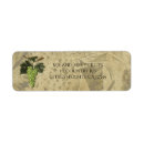 Search for wine grapes return address labels Elegant