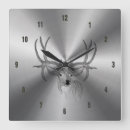 Search for stainless steel clocks Metallic