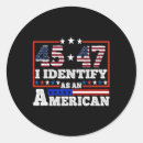 Search for identifier stickers America