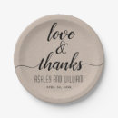 Search for rustic wedding plates Typography