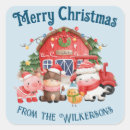 Search for christmas animal stickers Farmhouse