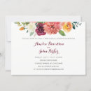 Search for watercolor floral rehearsal dinner invitations Fall