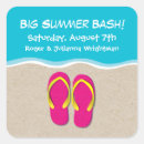 Search for flip flops stickers Party