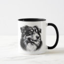 Search for australian shepherds mugs Drawing