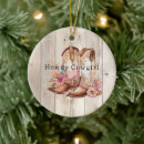 Search for cowgirl boots christmas tree decorations Western