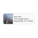 Search for winter landscape return address labels Nature