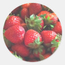 Search for fresh strawberries stickers Fruit