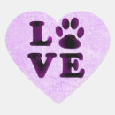 Search for heart shaped cat stickers Paw