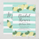 Search for stripe bridal shower invitations Lemons