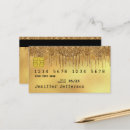 Search for credit style business cards Gold