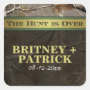 Search for hunting wedding stickers Camo