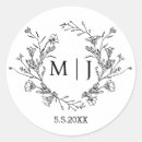 Search for monogram typography stickers Script