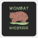 Search for wombat stickers Australia