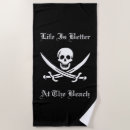 Search for pirate beach towels Skull
