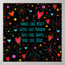 Search for christmas dance posters Santa