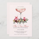 Search for ring in the new year invitations Champagne
