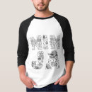 Search for white text 3 tshirts Black and white