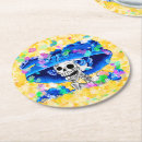 Search for dia de los muertos coasters La calavera catrina