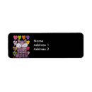 Search for happy cat return address labels Black