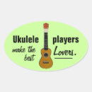 Search for ukulele player stickers Hawaiian