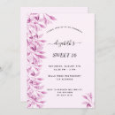 Search for fall sweet 16 invitations Botanical