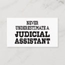 Search for judicial business cards Judge