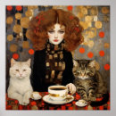 Search for woman with a cat posters For her