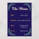 Search for art nouveau menus Blue