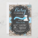 Search for polar bear baby boy shower invitations Baby its cold outside