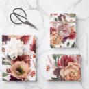 Search for burgundy floral wrapping paper Marsala