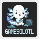 Search for game fish stickers Gaming axolotl