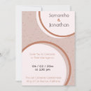 Search for circle wedding invitations Beige