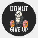 Search for funny panda stickers Gym