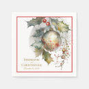 Search for christmas wedding napkins Traditional
