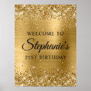 Search for 21st birthday black gold party decor Glam
