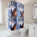 Search for wolf shower curtains Wildlife
